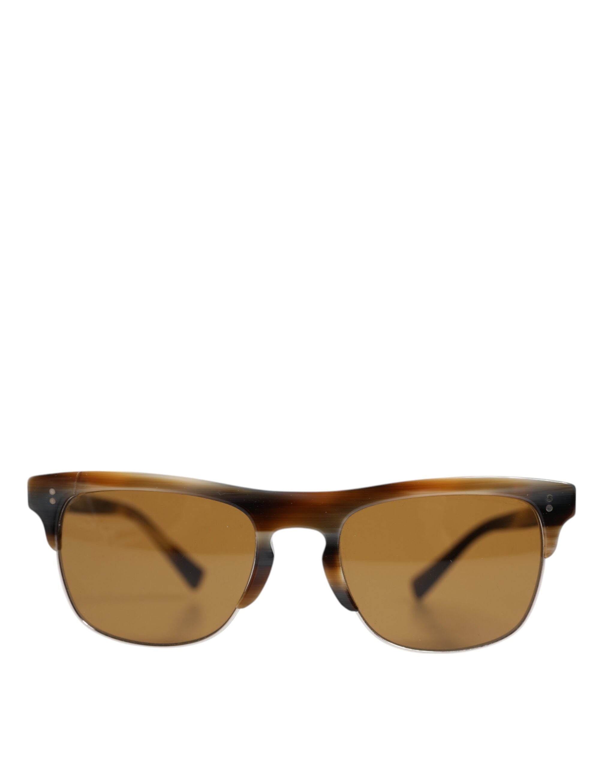 Dolce & Gabbana Braun gestreifte Acetat-Sonnenbrille DG4305 Eyewear