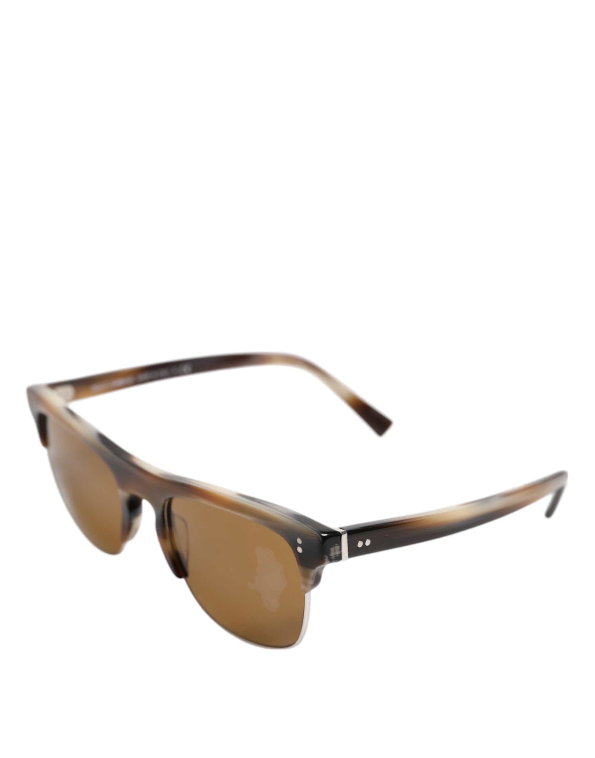 Dolce & Gabbana Braun gestreifte Acetat-Sonnenbrille DG4305 Eyewear