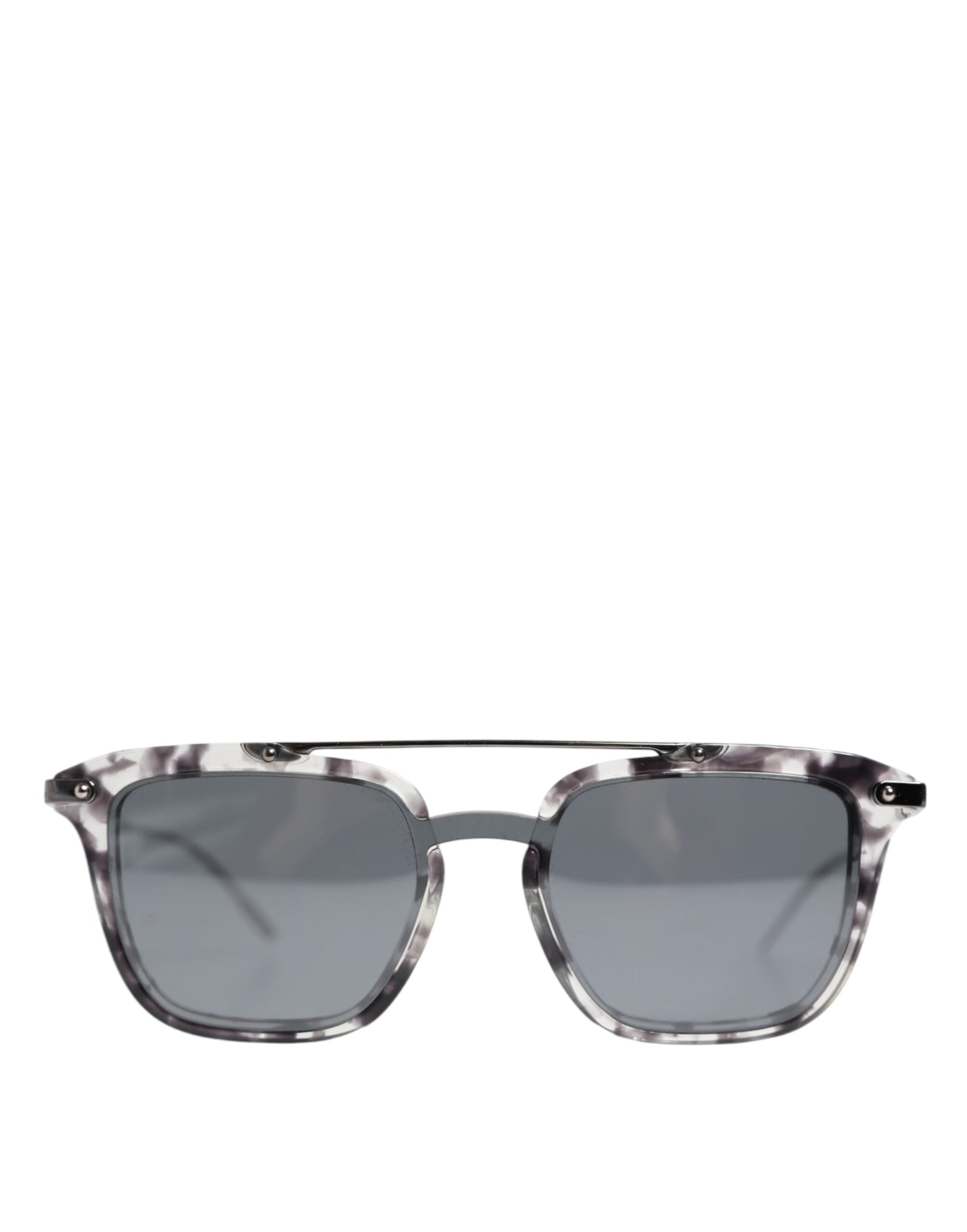 Dolce & Gabbana Graue Havanna Acetat Square DG4327 Eyewear Sonnenbrille
