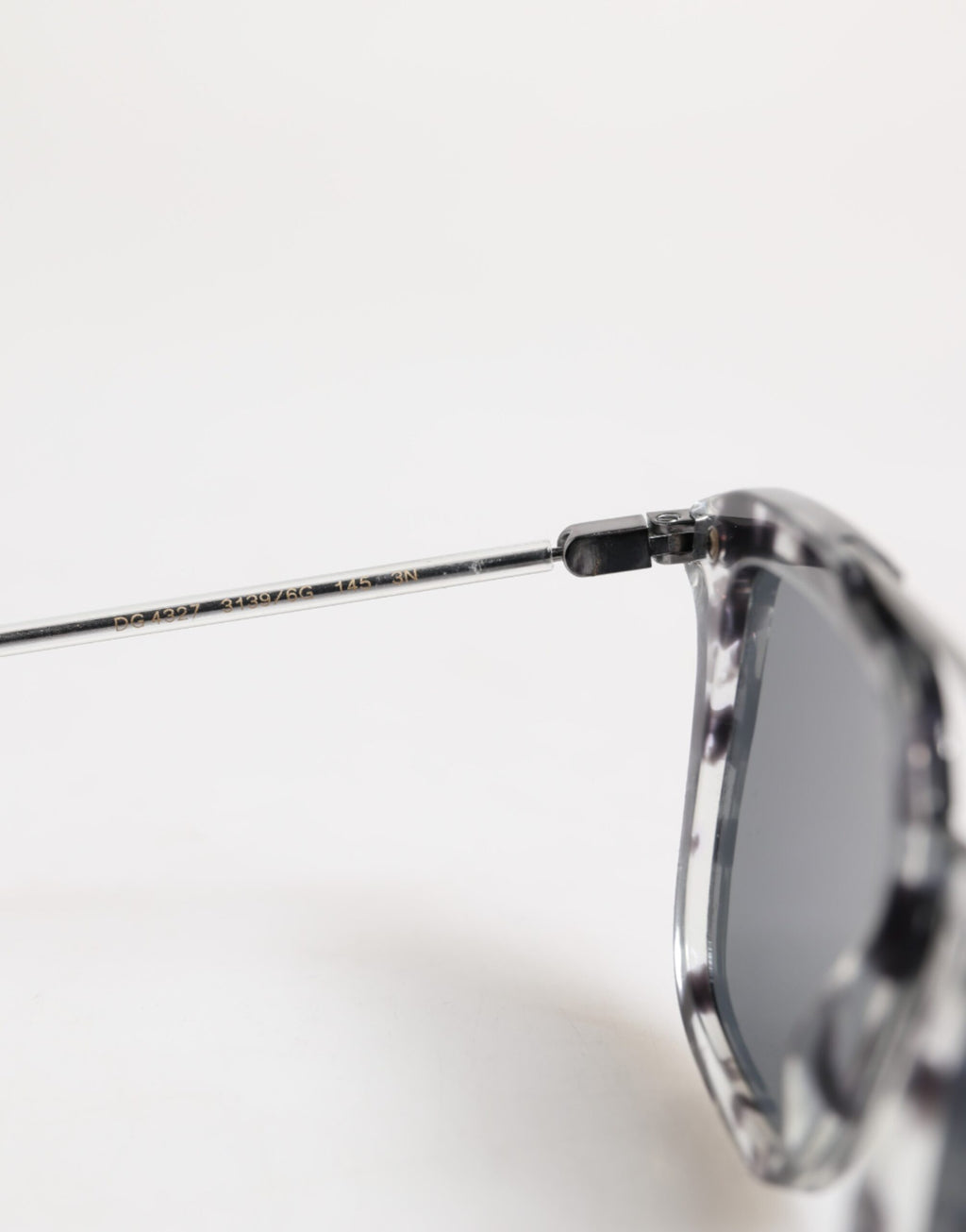 Dolce & Gabbana Graue Havanna Acetat Square DG4327 Eyewear Sonnenbrille