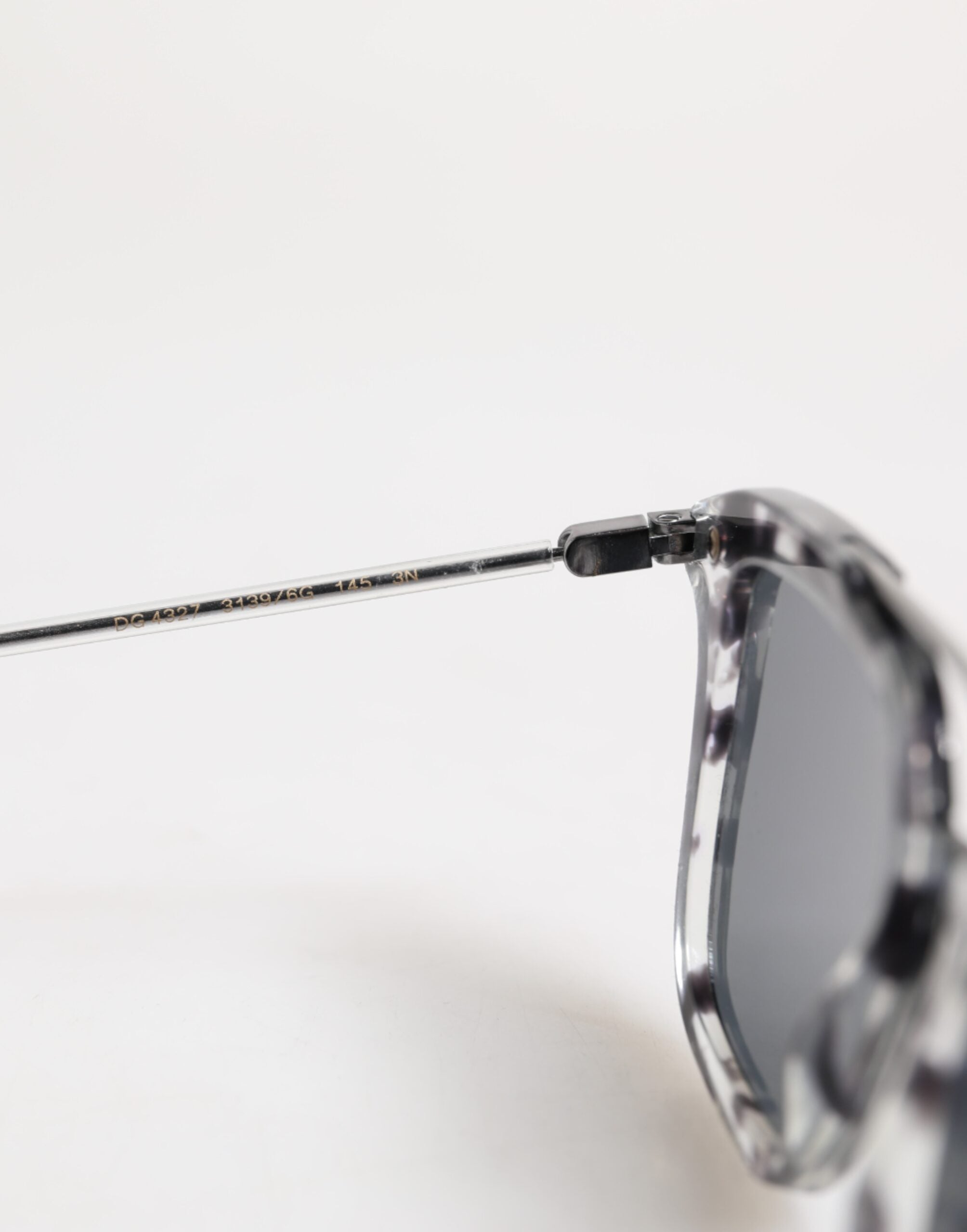 Dolce & Gabbana Graue Havanna Acetat Square DG4327 Eyewear Sonnenbrille