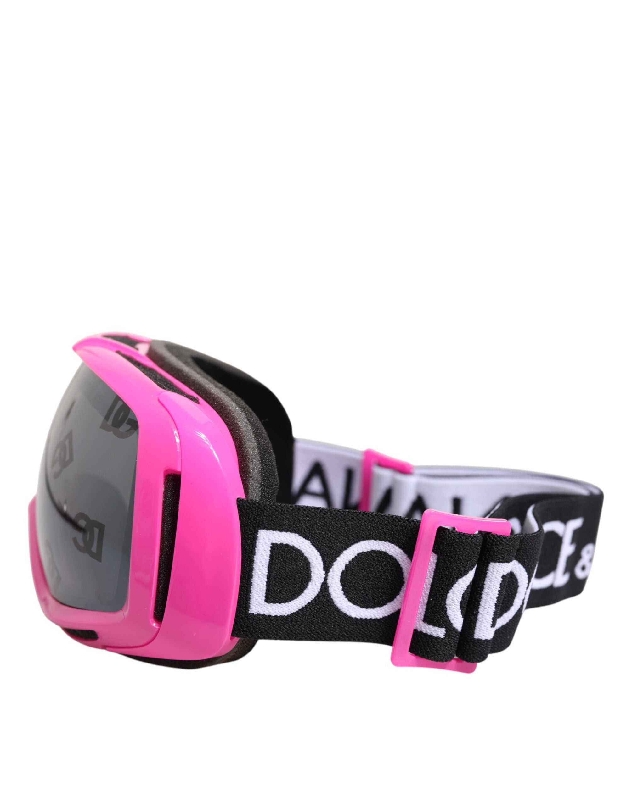 Dolce & Gabbana Fuchsia Pink Logo Skibrille DG6182 Maske Sonnenbrille