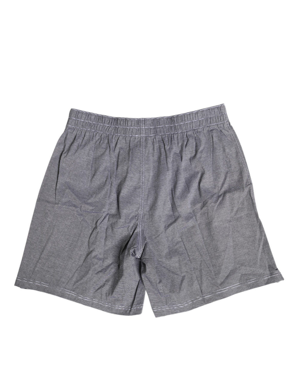 Dolce & Gabbana Graue gestreifte Baumwoll-Boxer-Unterwäsche Regular