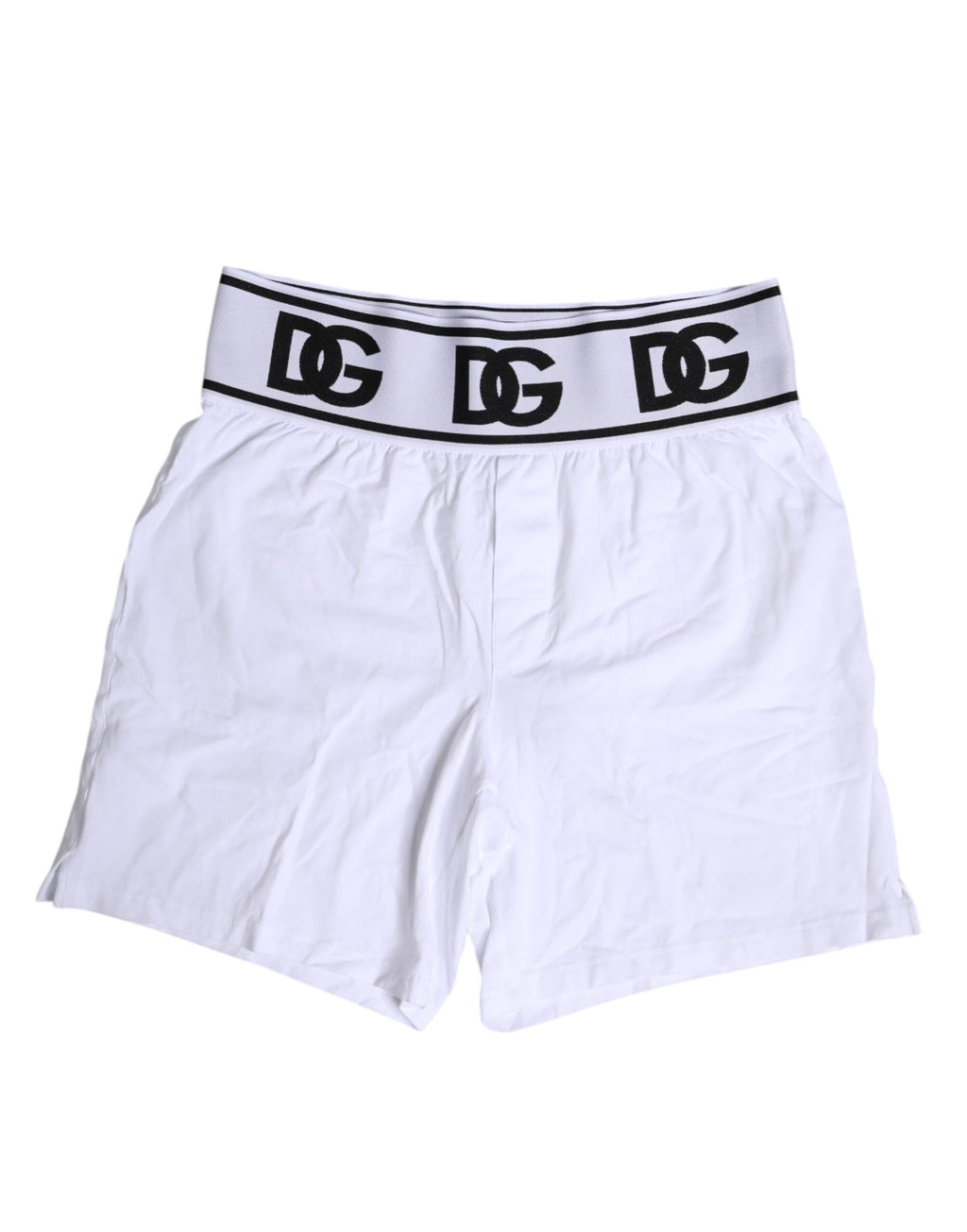 Dolce & Gabbana Weiße Cotton Stretch Regular Boxer Unterwäsche