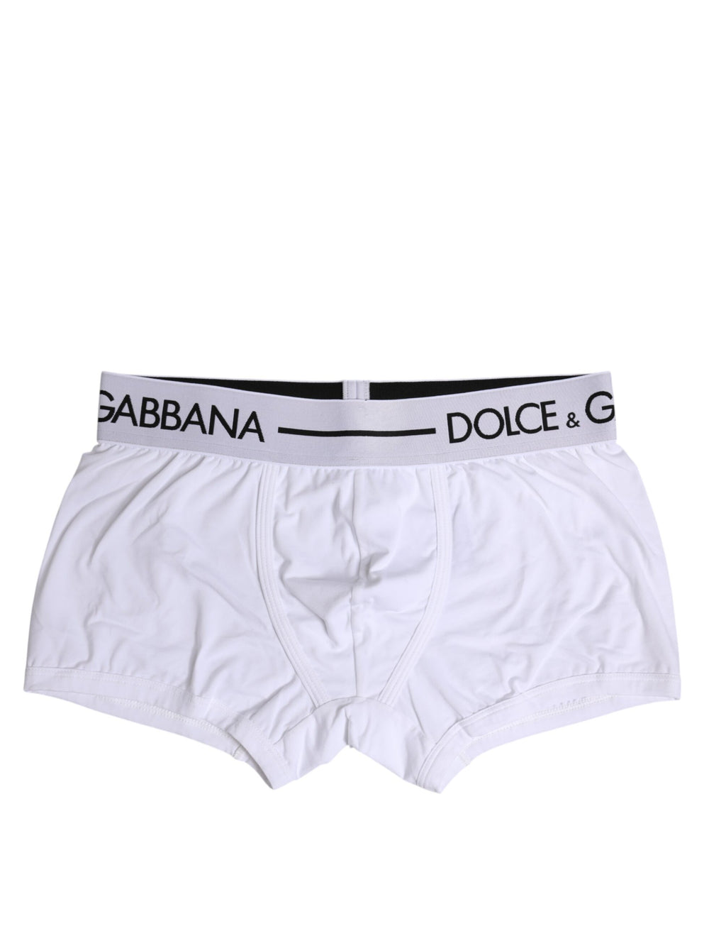 Dolce & Gabbana Weiße Cotton Stretch Regular Boxer Unterwäsche