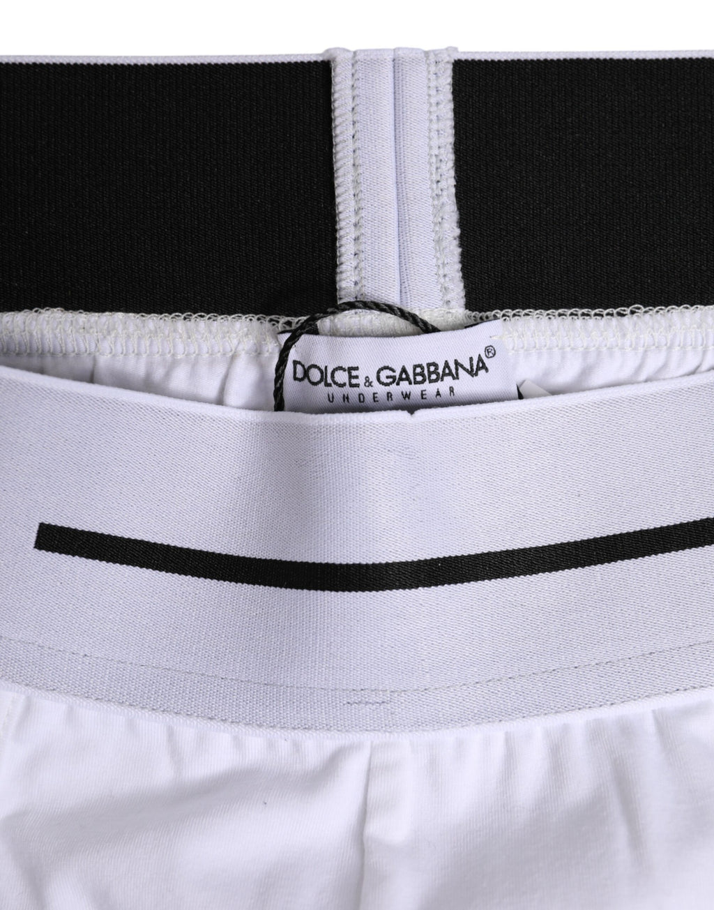Dolce & Gabbana Weiße Cotton Stretch Regular Boxer Unterwäsche