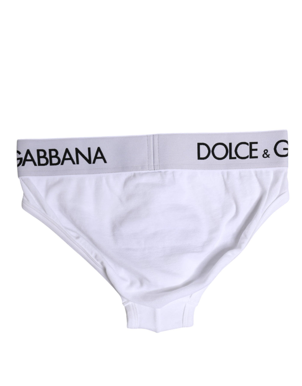 Dolce & Gabbana Weißer Baumwoll-Stretch-Slip Regular Unterwäsche