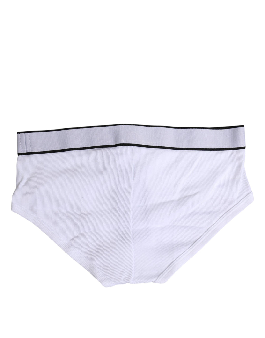 Dolce & Gabbana Weißer Baumwoll-Stretch-Slip Regular Unterwäsche