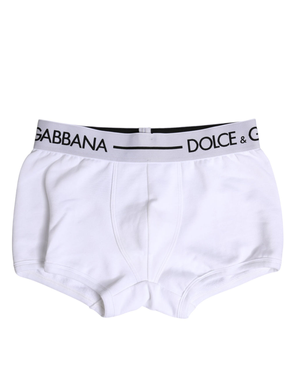 Dolce & Gabbana Weiße Cotton Stretch Regular Boxer Unterwäsche