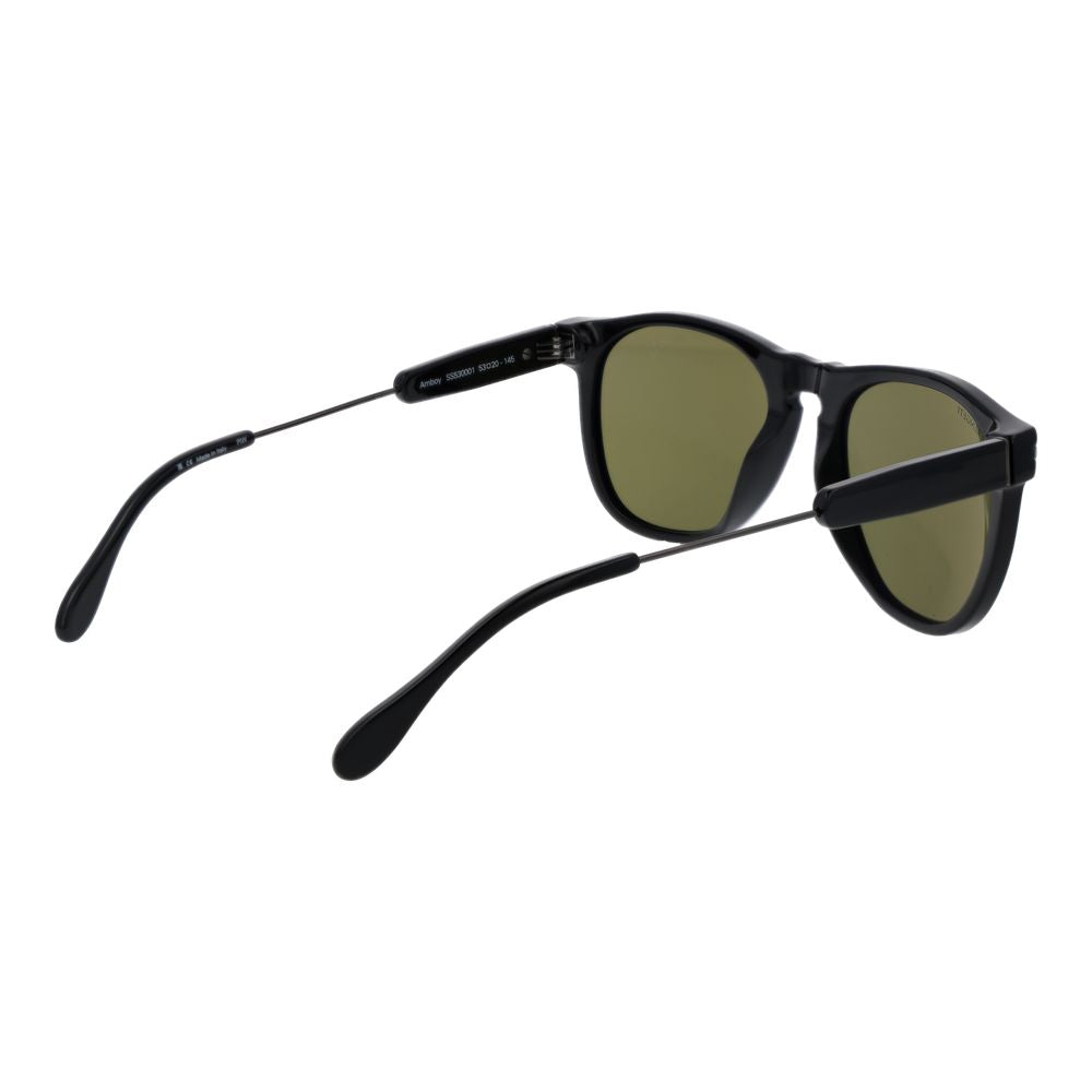 Serengeti Schwarze Sonnenbrille aus Kunststoff