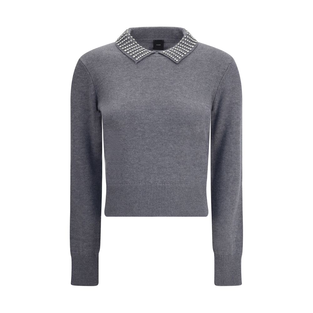PINKO Graues Nylon-Sweatshirt