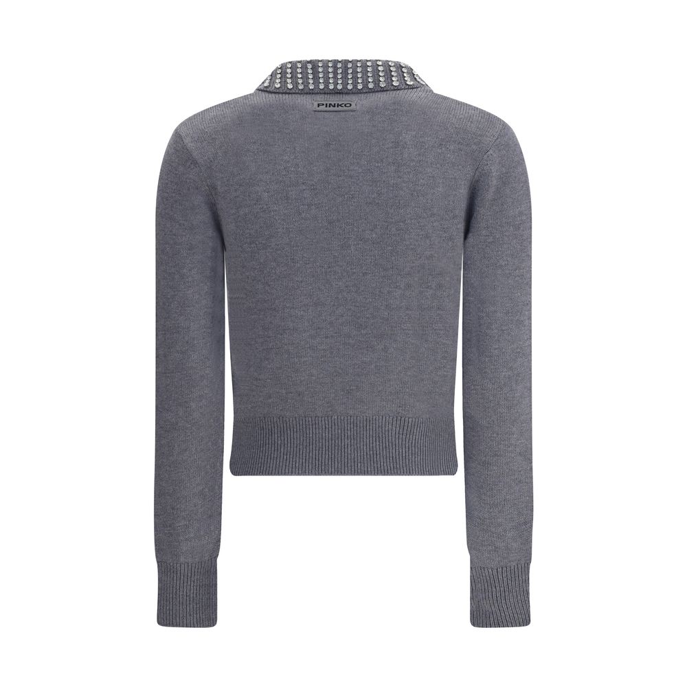 PINKO Graues Nylon-Sweatshirt
