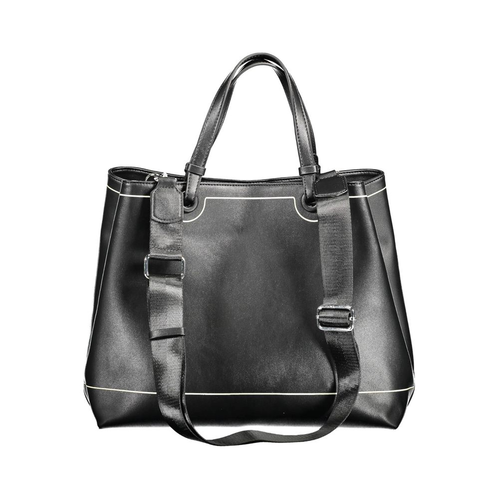 BYBLOS Schwarze Polyethylen-Handtasche