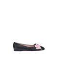 Valentino Garavani Black Calf Leather Bos Taurus Ballet Flats
