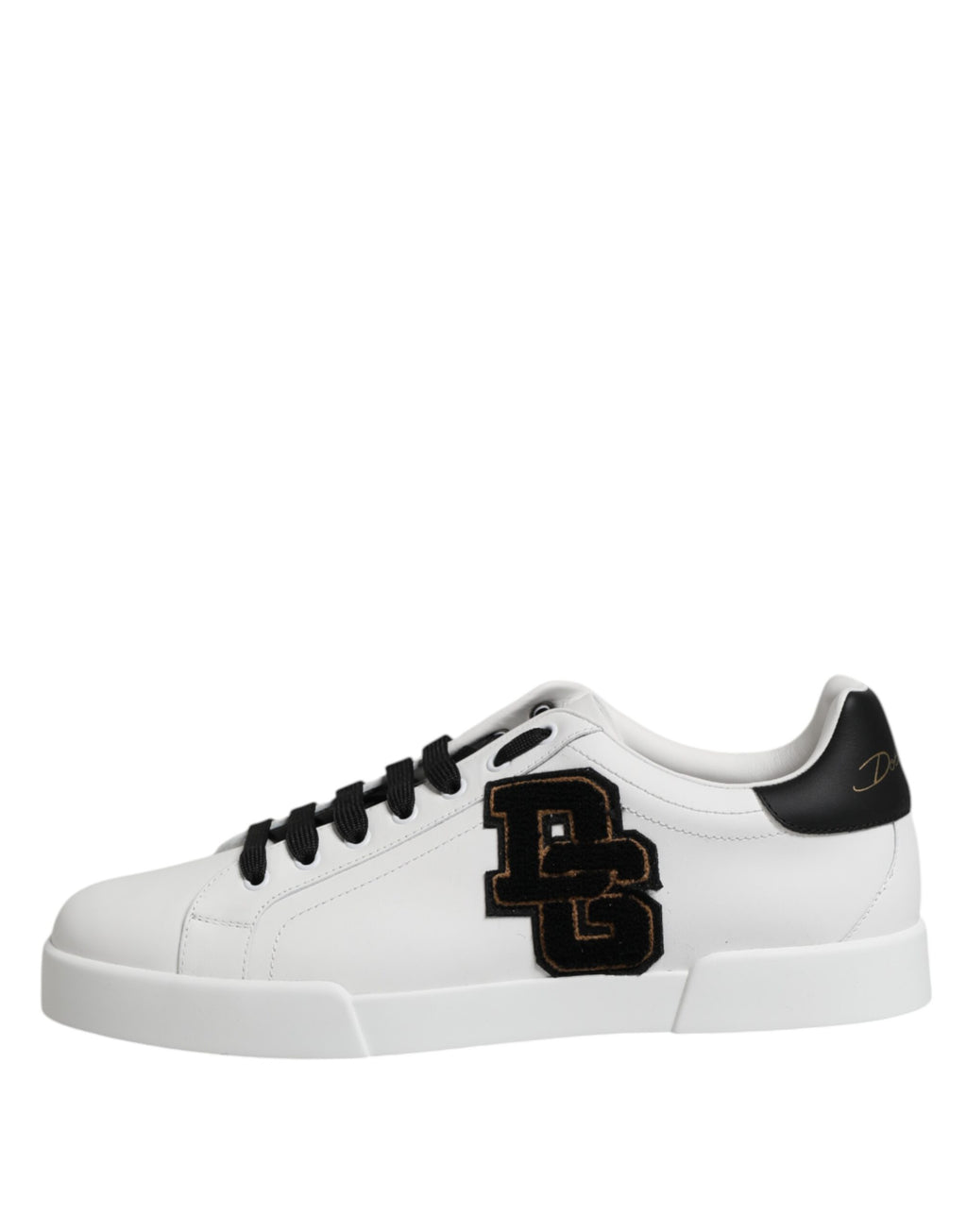Dolce & Gabbana Weiß DG Logo Portofino Low Top Turnschuhe Schuhe