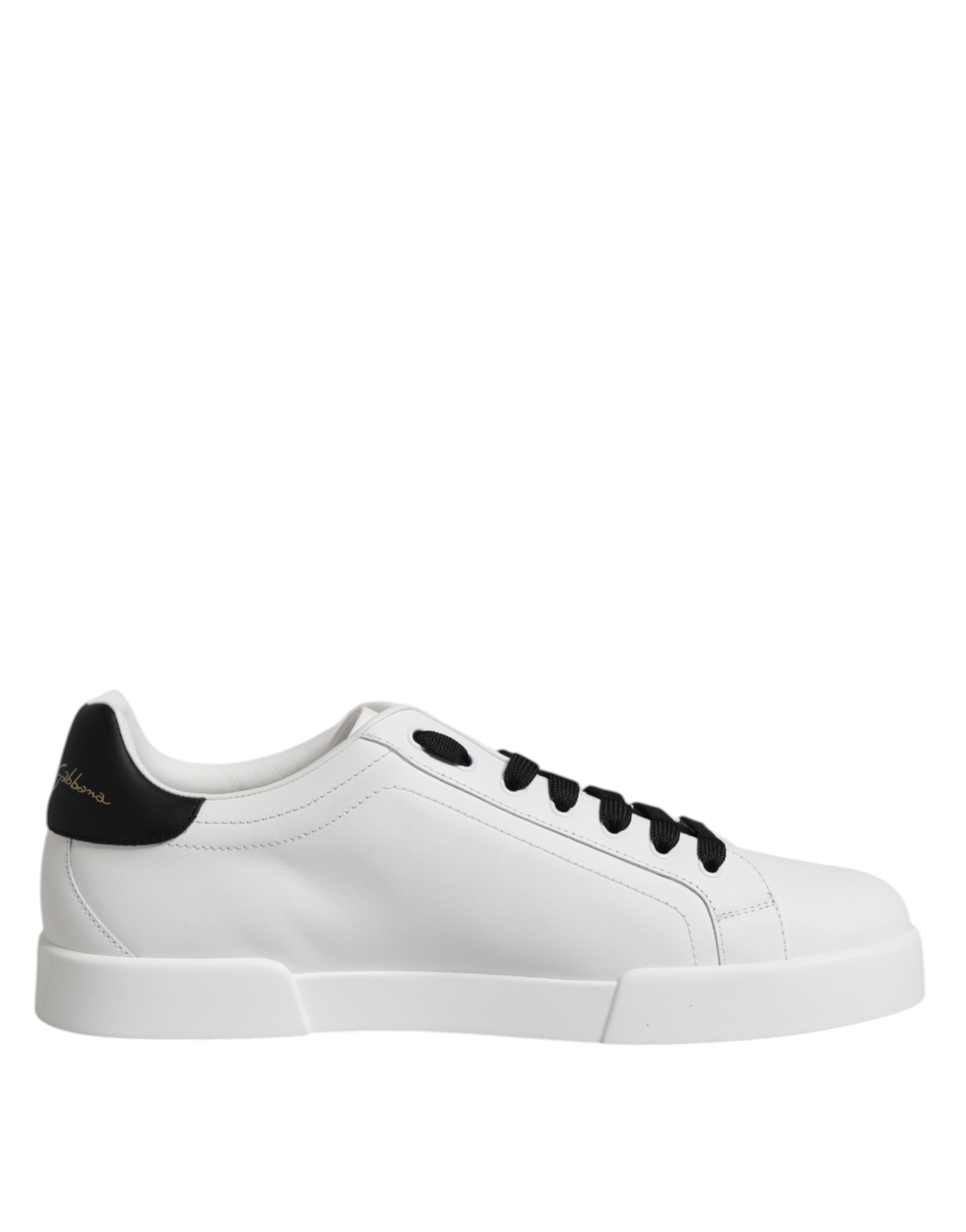 Dolce & Gabbana Weiß DG Logo Portofino Low Top Turnschuhe Schuhe
