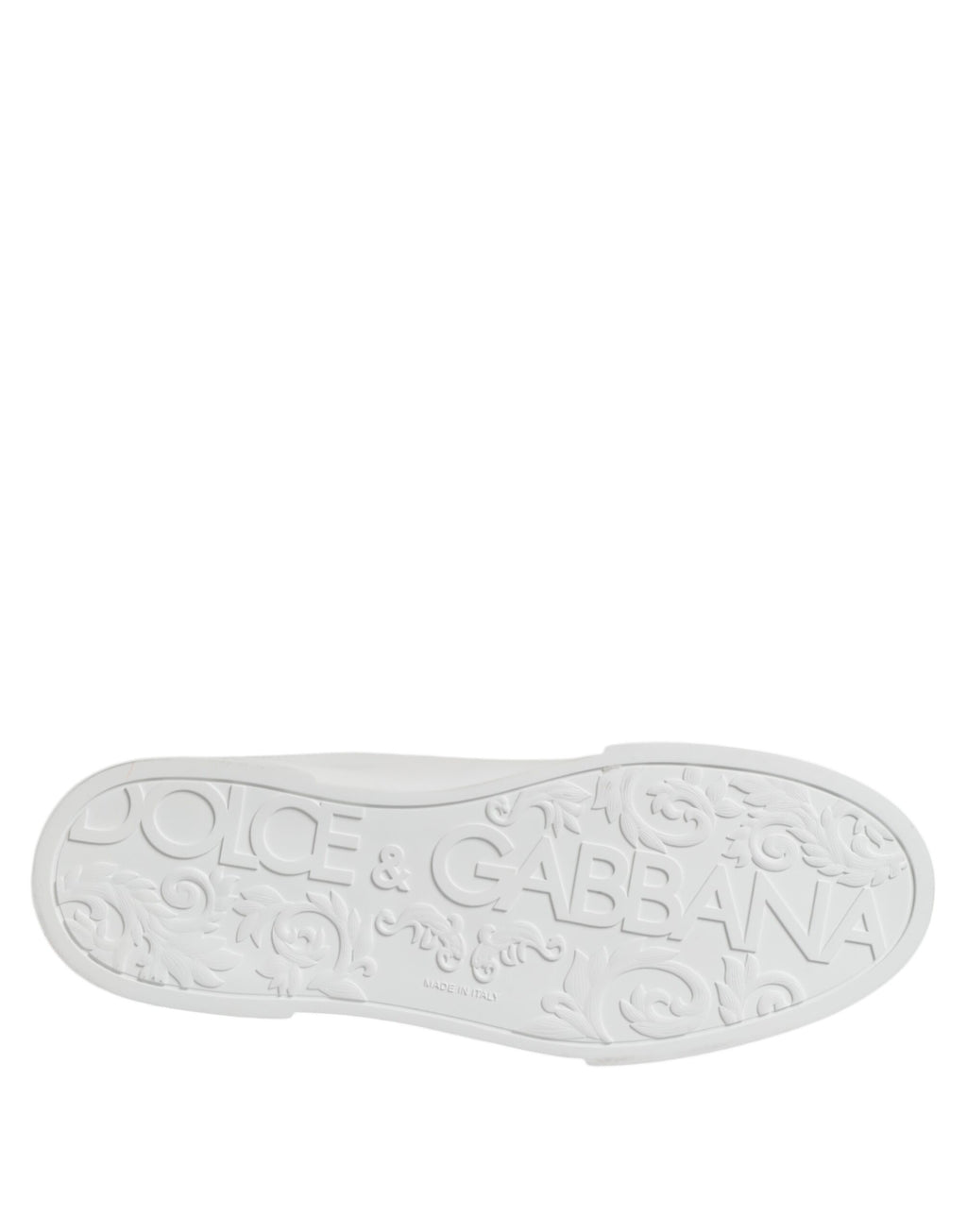 Dolce & Gabbana Weiß DG Logo Portofino Low Top Turnschuhe Schuhe