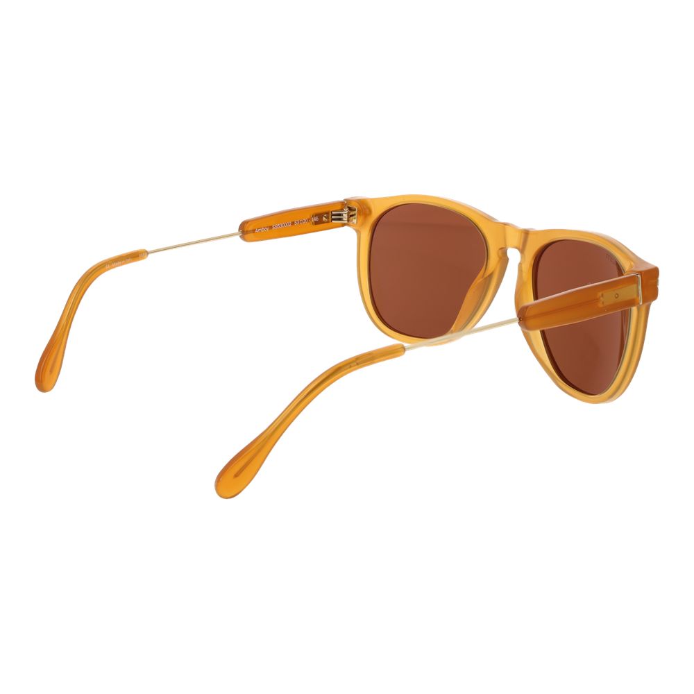 Serengeti Orangefarbene Sonnenbrille aus Kunststoff
