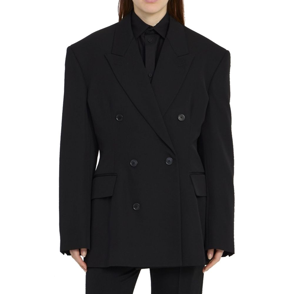 Balenciaga Zweireihige Jacke aus Wolle
