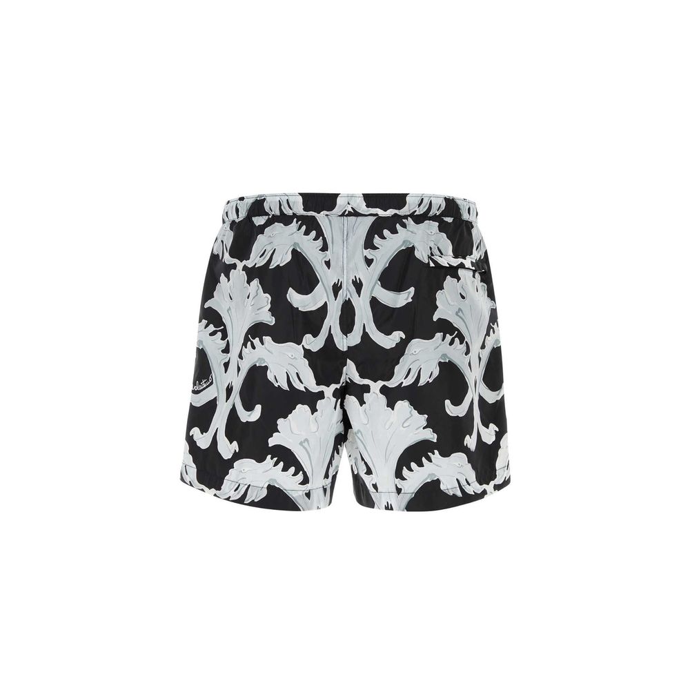 Valentino Metamorphos Wall-Print Badeshorts
