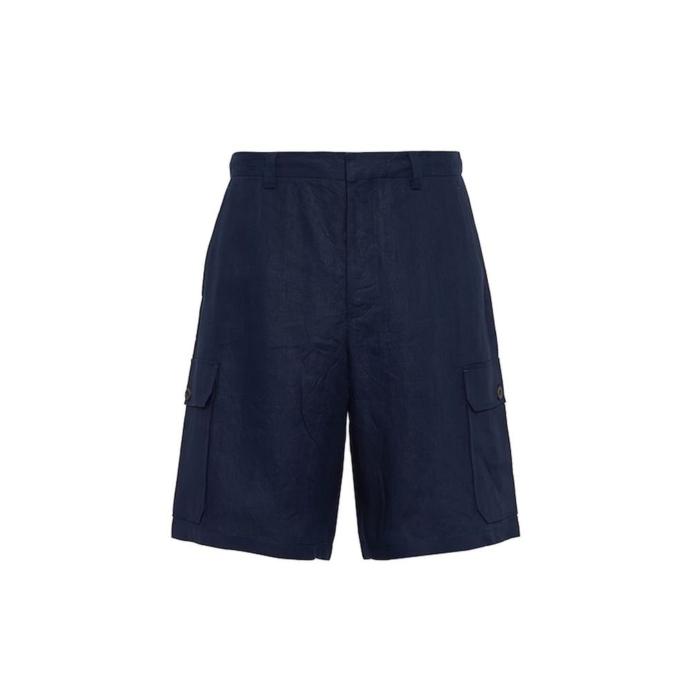 Prada Leinen-Bermuda