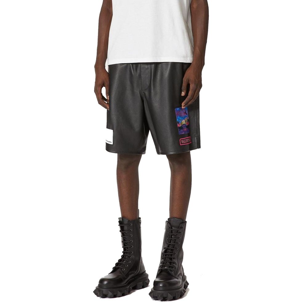 Valentino Leder Shorts