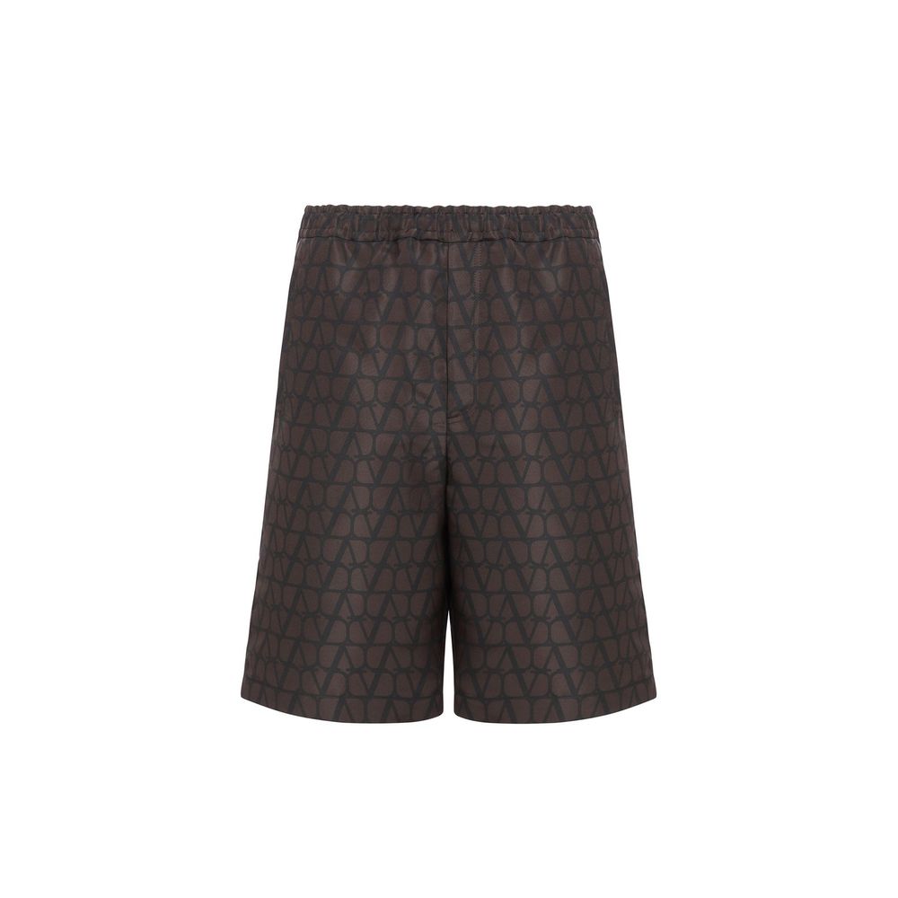 Valentino Logo-Seidenshorts