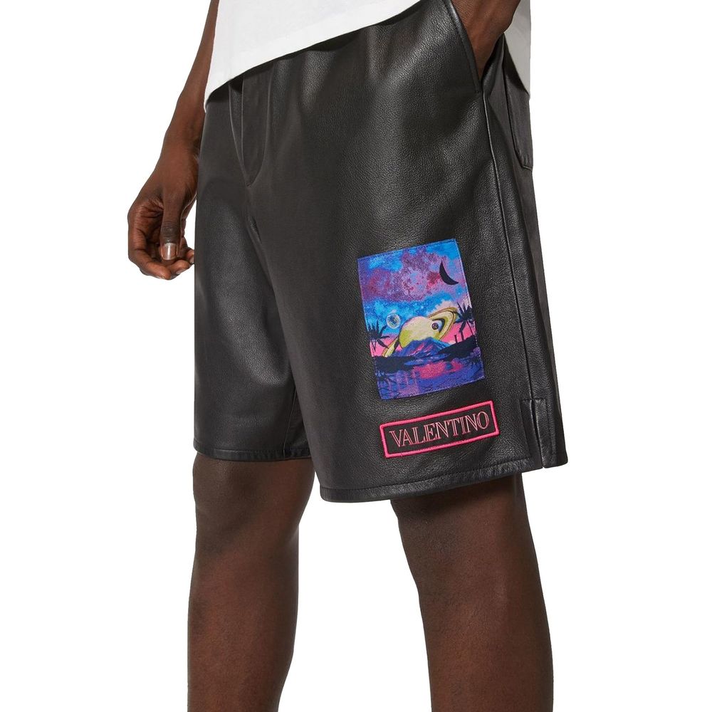 Valentino Leder Shorts