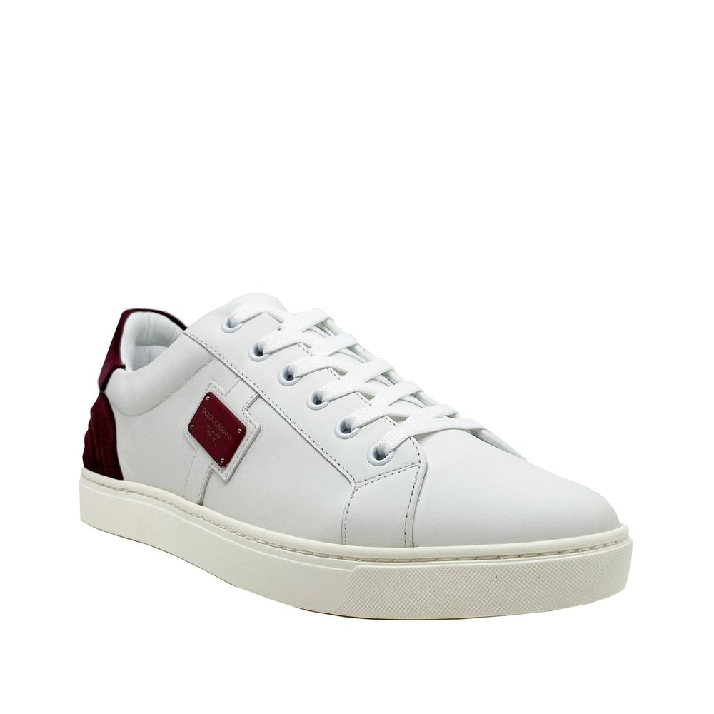 Dolce & Gabbana Logo-Ledersneakers