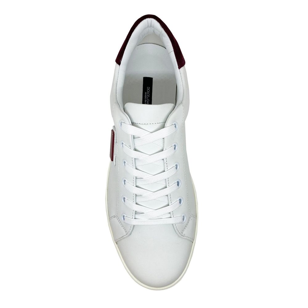 Dolce & Gabbana Logo-Ledersneakers