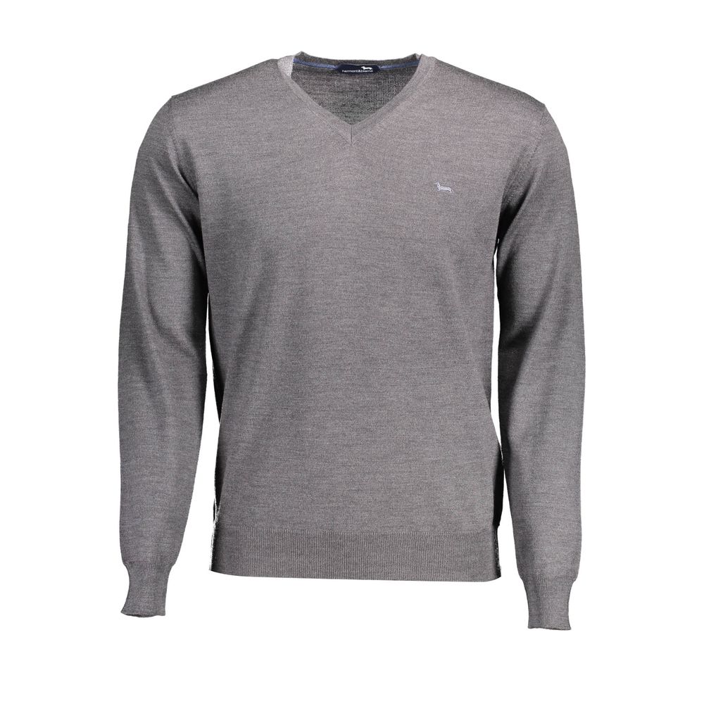Harmont & Blaine Grauer Pullover aus Wolle
