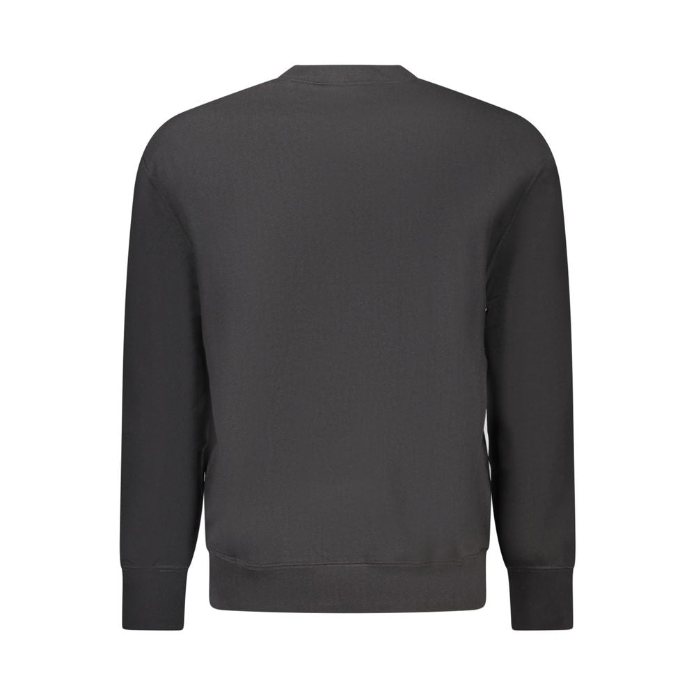Calvin Klein Schwarzer Baumwollpullover für Männer