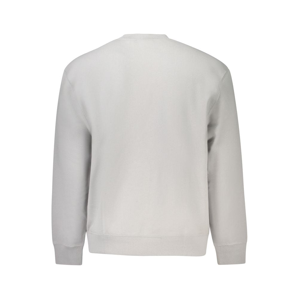 Calvin Klein Grauer Baumwollpullover für Männer
