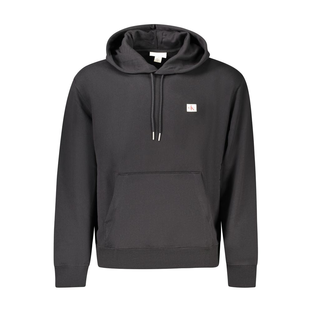Calvin Klein Schwarzer Baumwollpullover für Männer