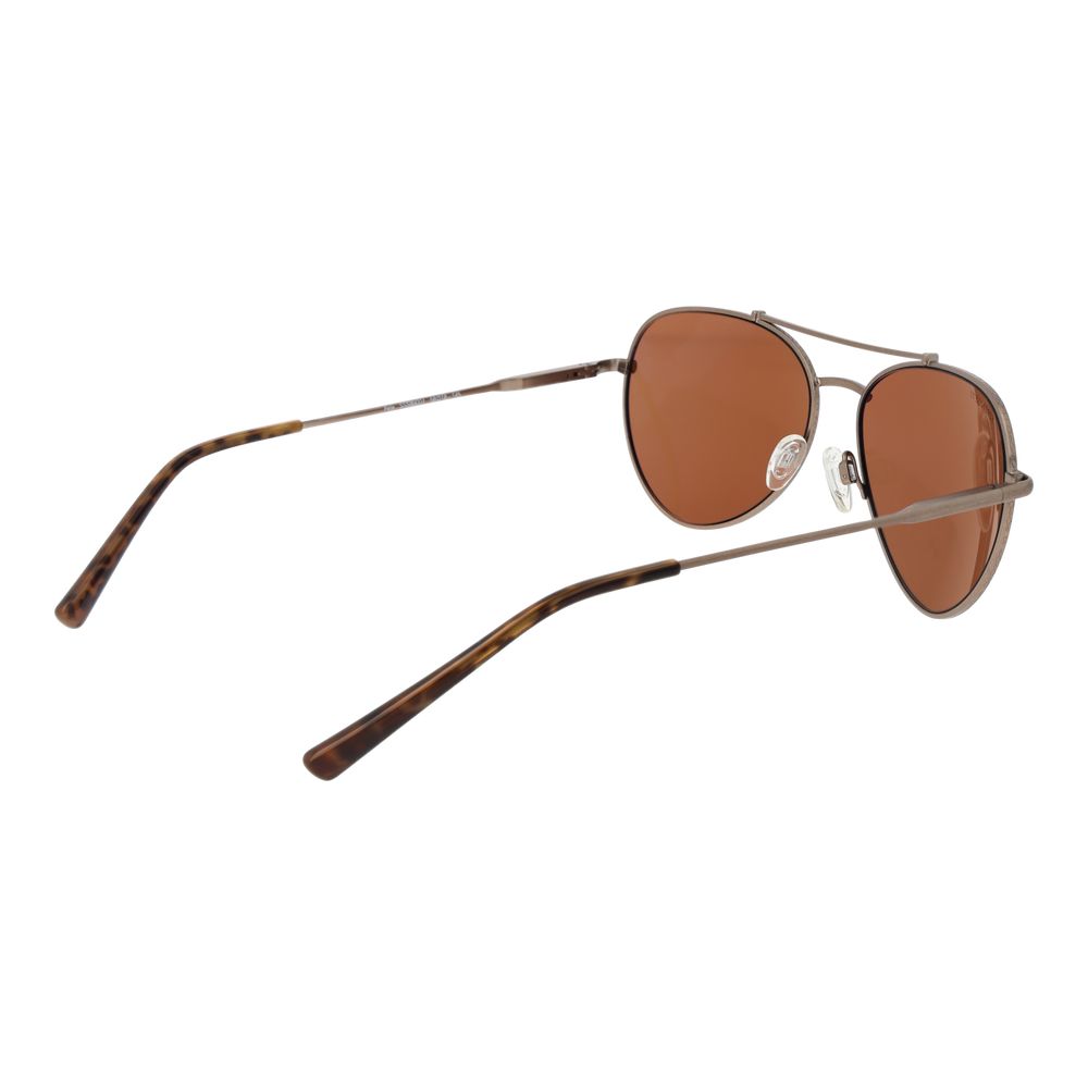 Serengeti Braune Metall-Sonnenbrille