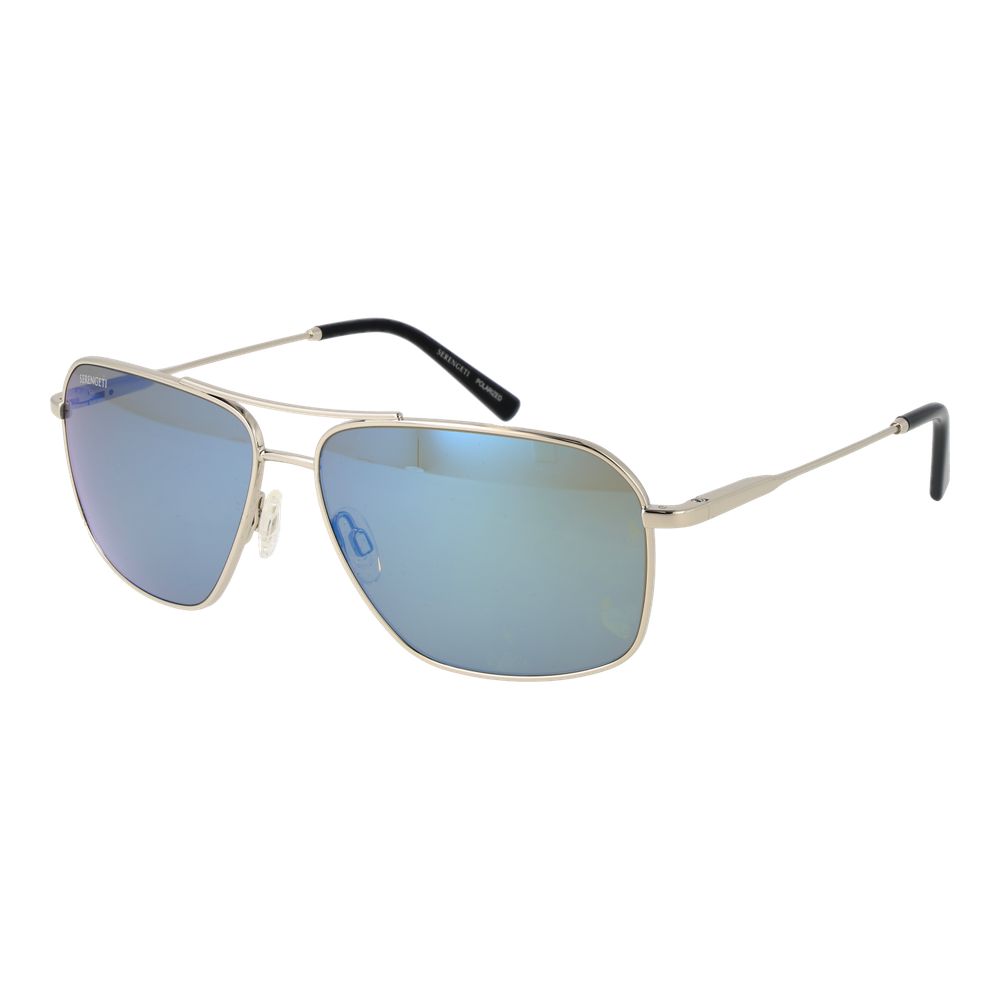 Serengeti Silberne Metall-Sonnenbrille