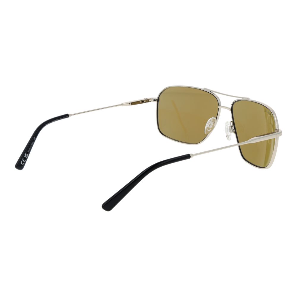 Serengeti Silberne Metall-Sonnenbrille