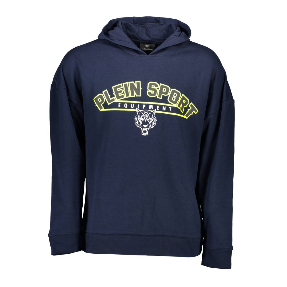 Plein Sport Blauer Baumwollpullover