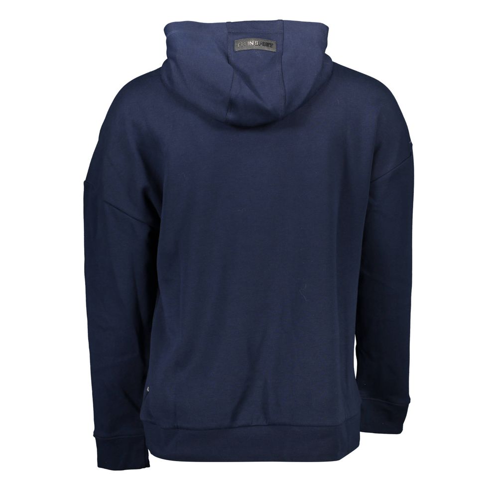 Plein Sport Blauer Baumwollpullover