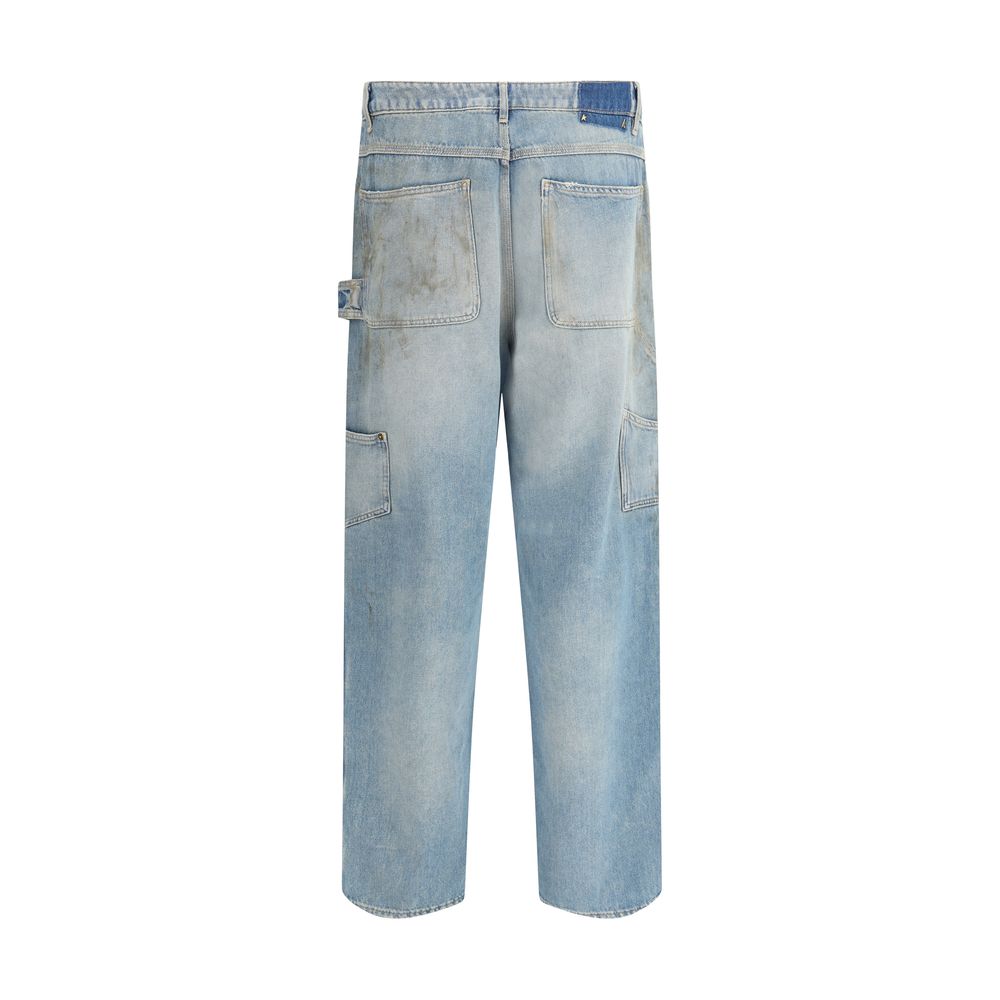 Golden Goose Hellblaue Baumwolljeans aus Denim