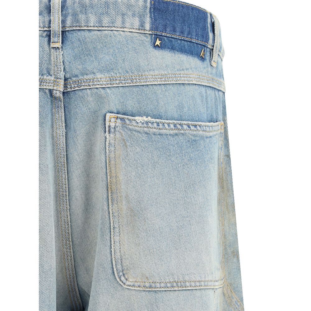 Golden Goose Hellblaue Baumwolljeans aus Denim