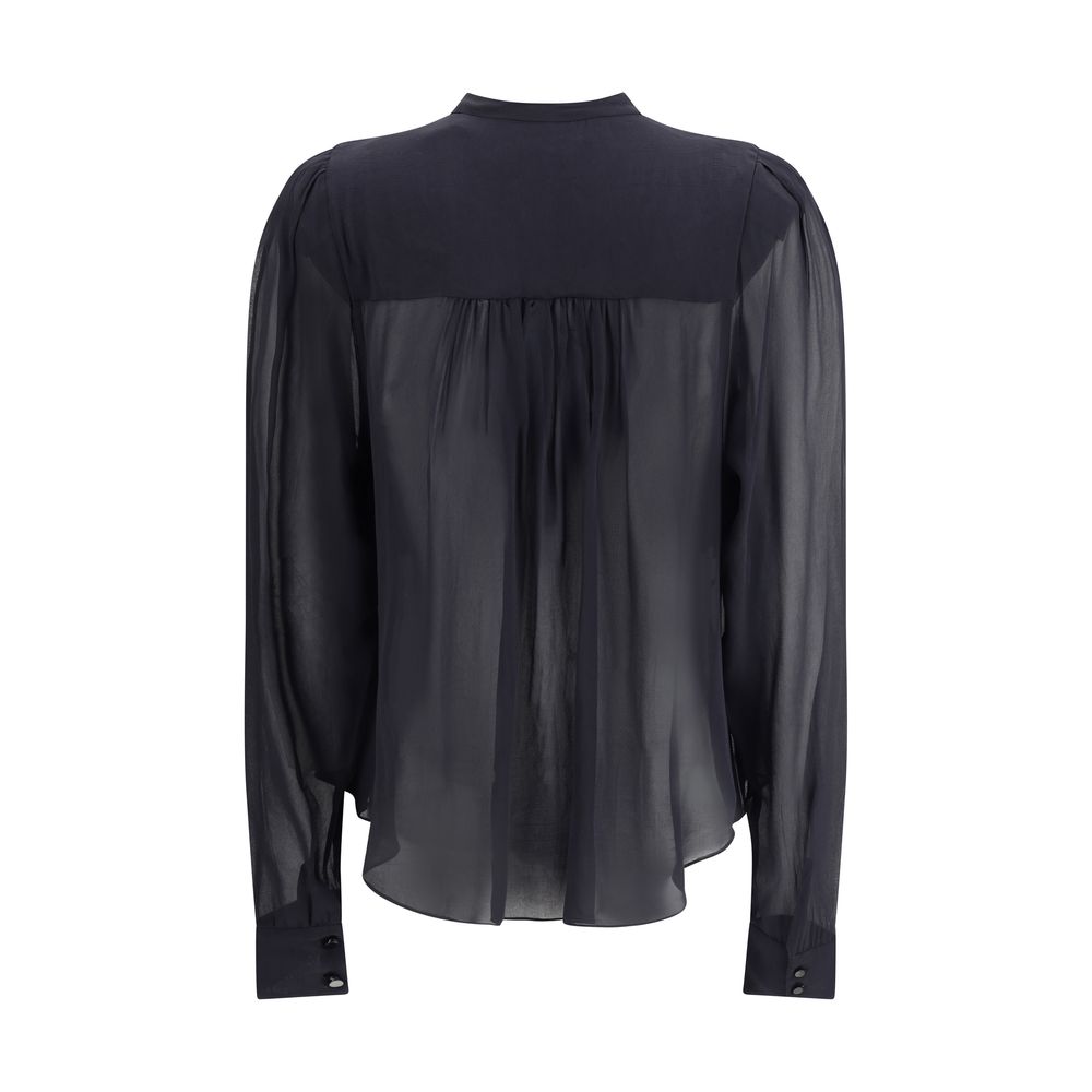 Marant Etoile Schwarzes Viskose-Top
