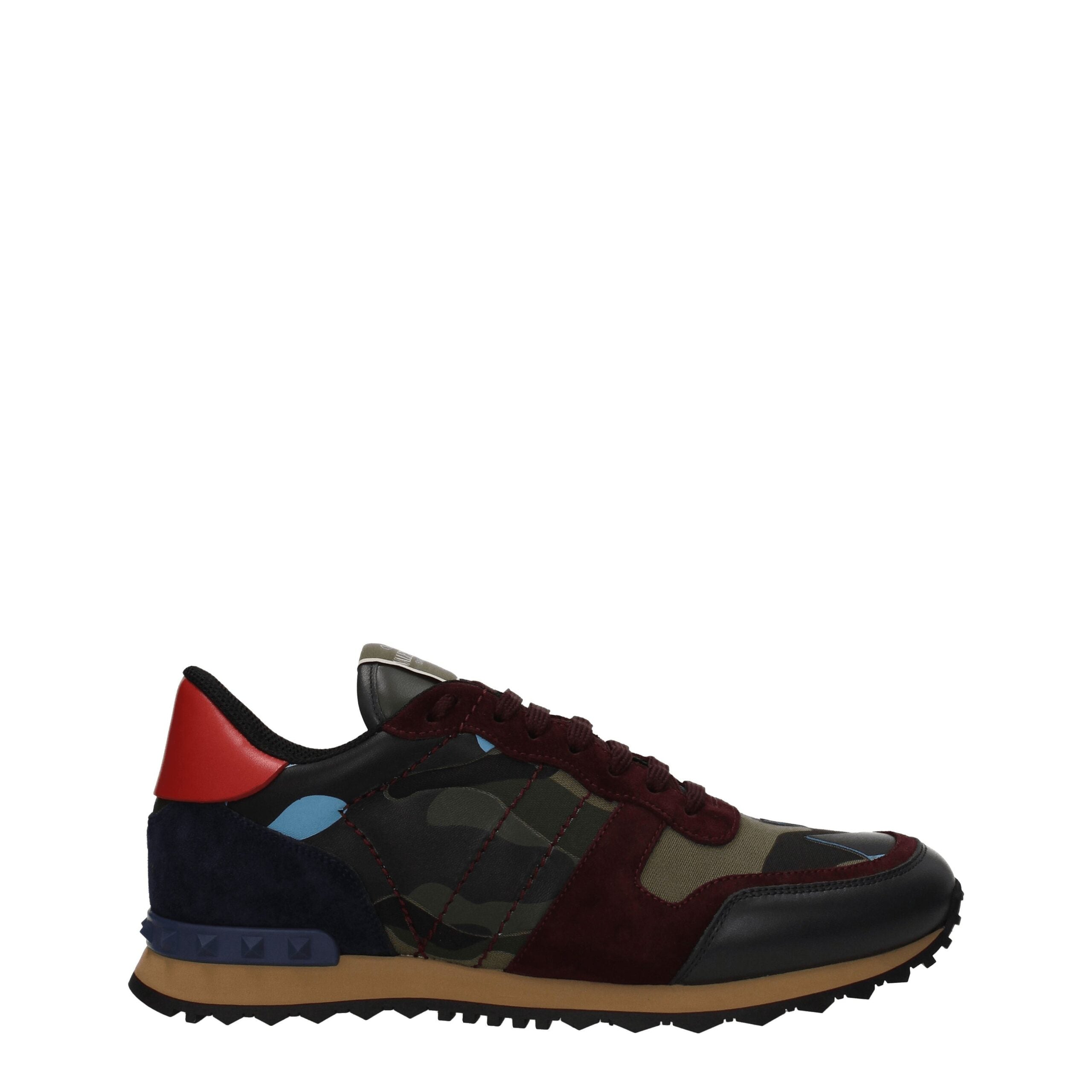 Valentino Garavani Grünes Leder Sportliche Turnschuhe