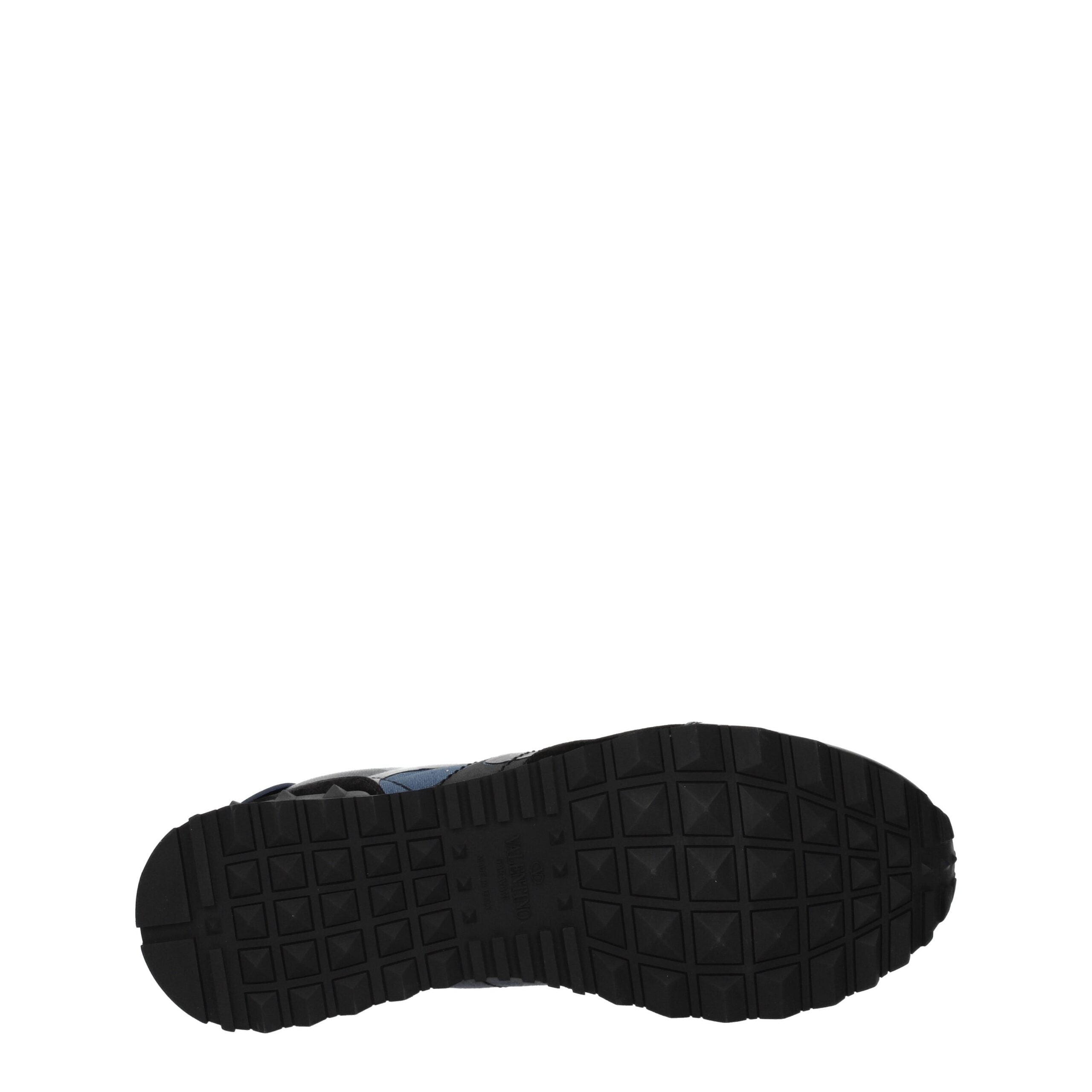 Valentino Garavani Blaue Leder-Low Tops