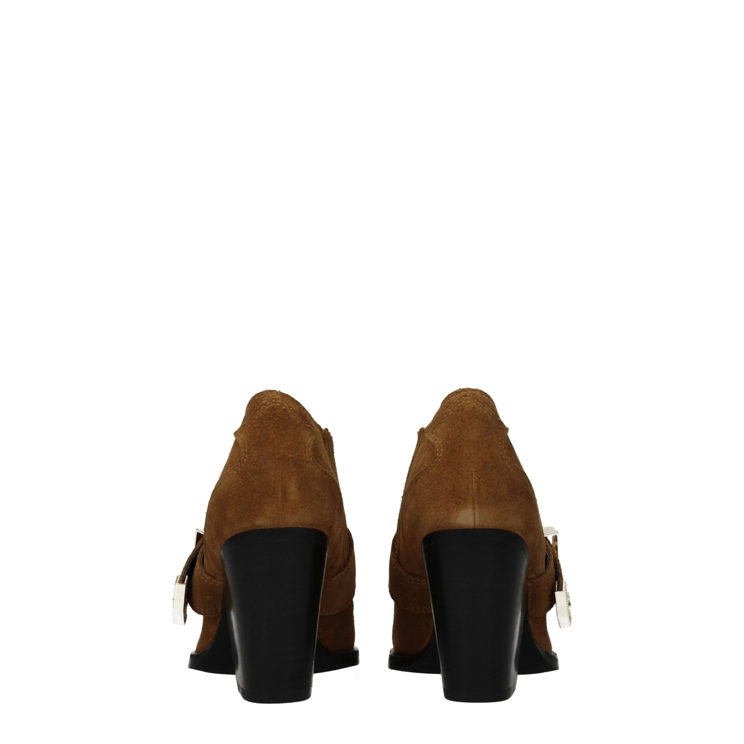Versace Jeans Braune Lederstiefeletten