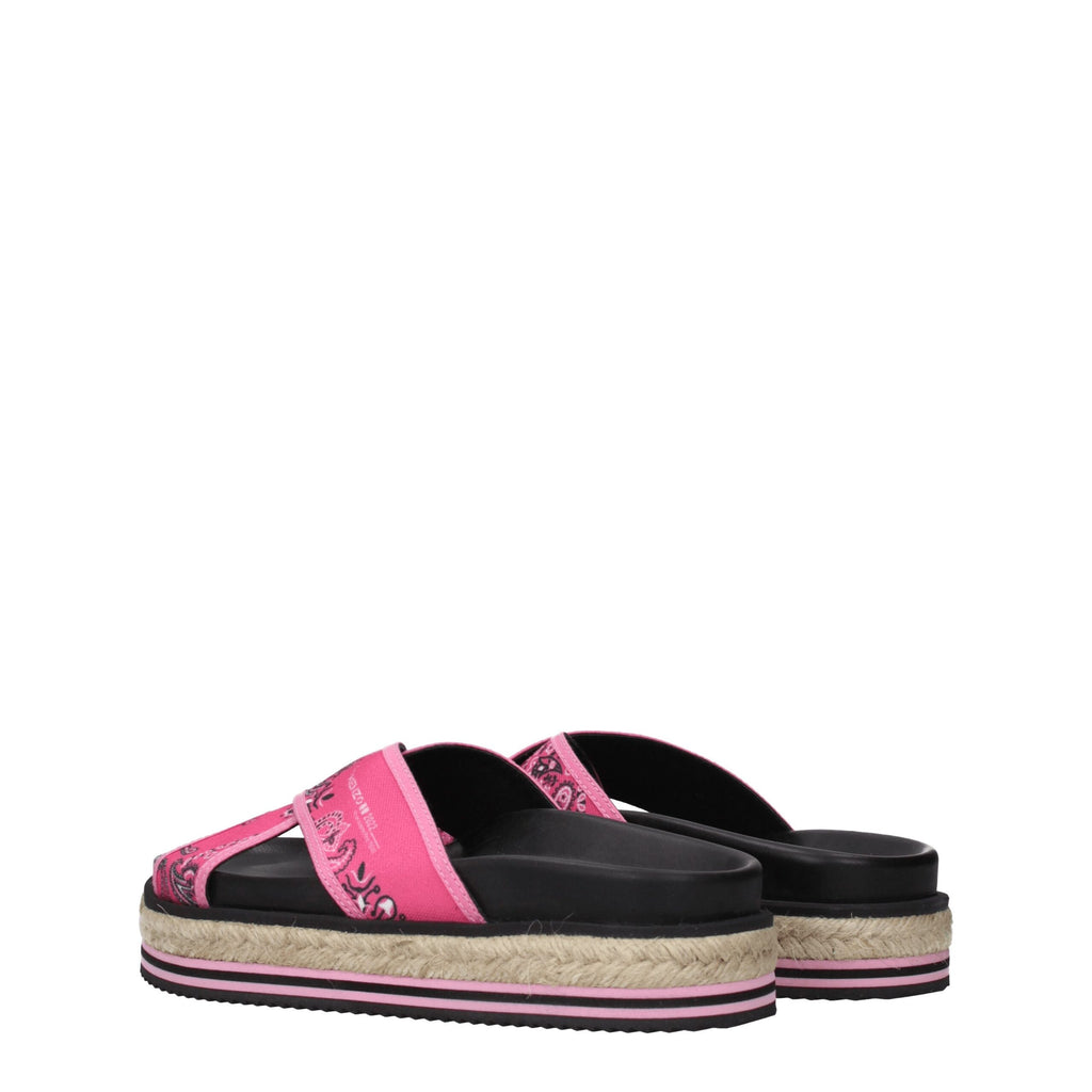 Kenzo Rosa Stoffslipper Sandalen