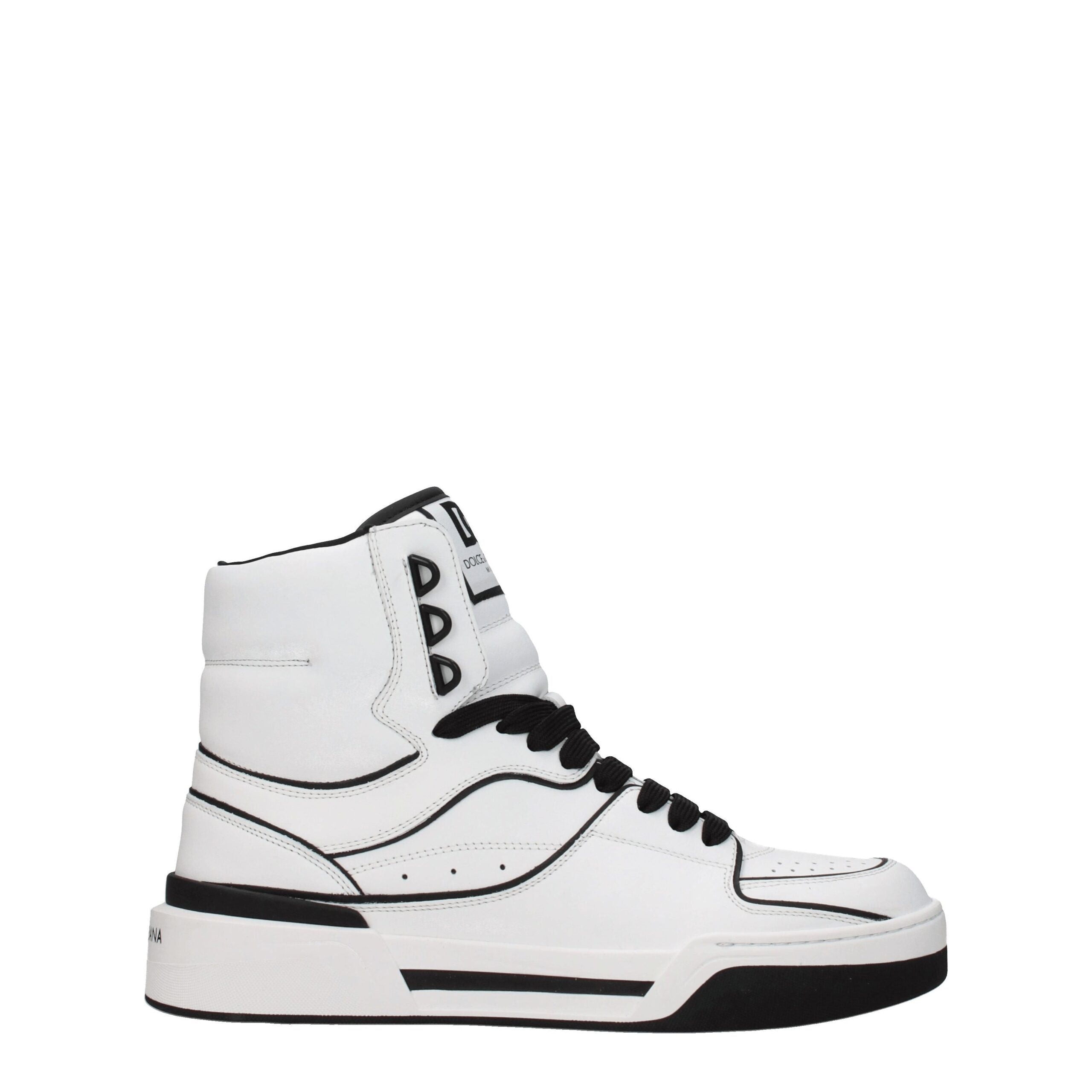 Dolce & Gabbana Weiße Leder-High-Tops