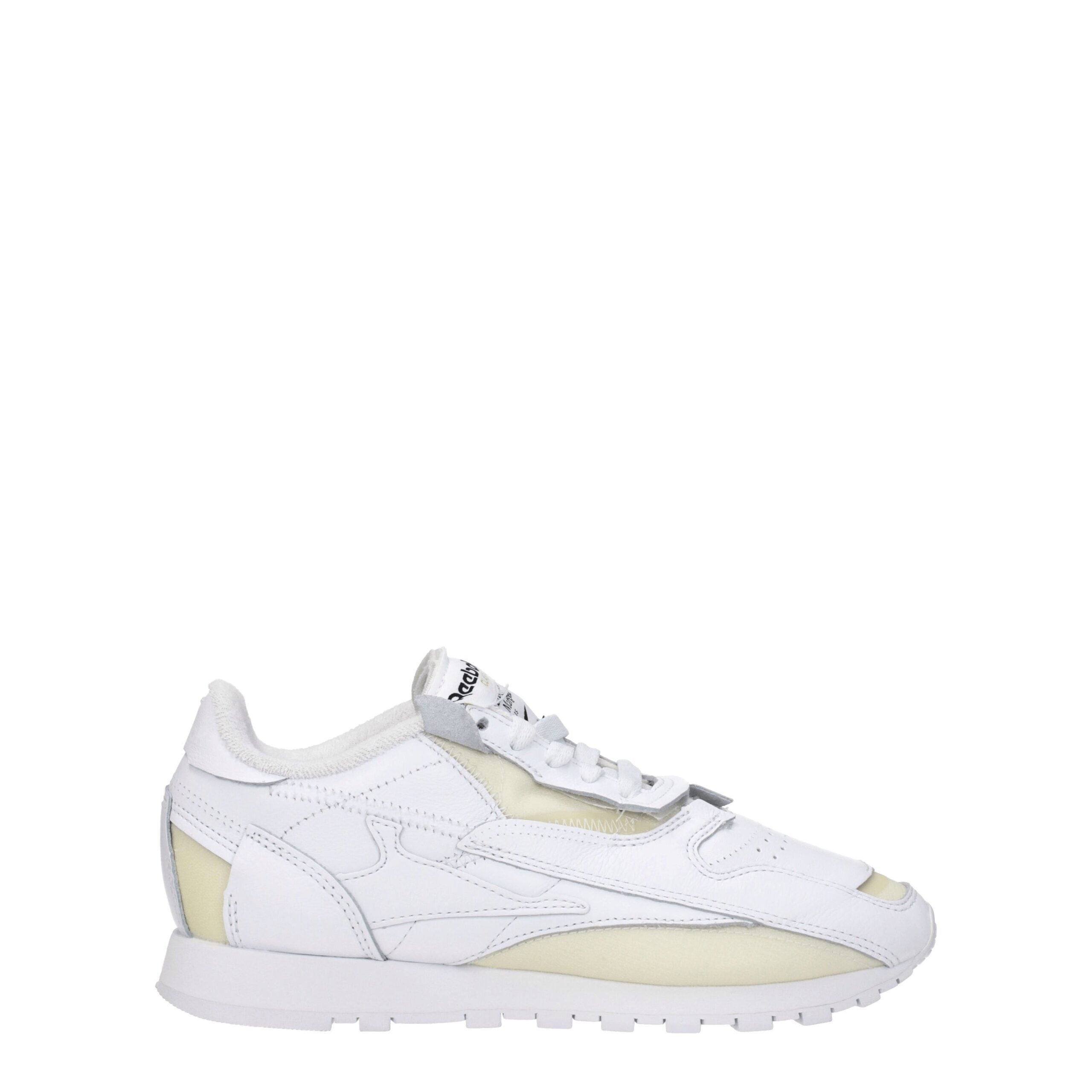 Maison Margiela Weißes Leder Sportliche Turnschuhe