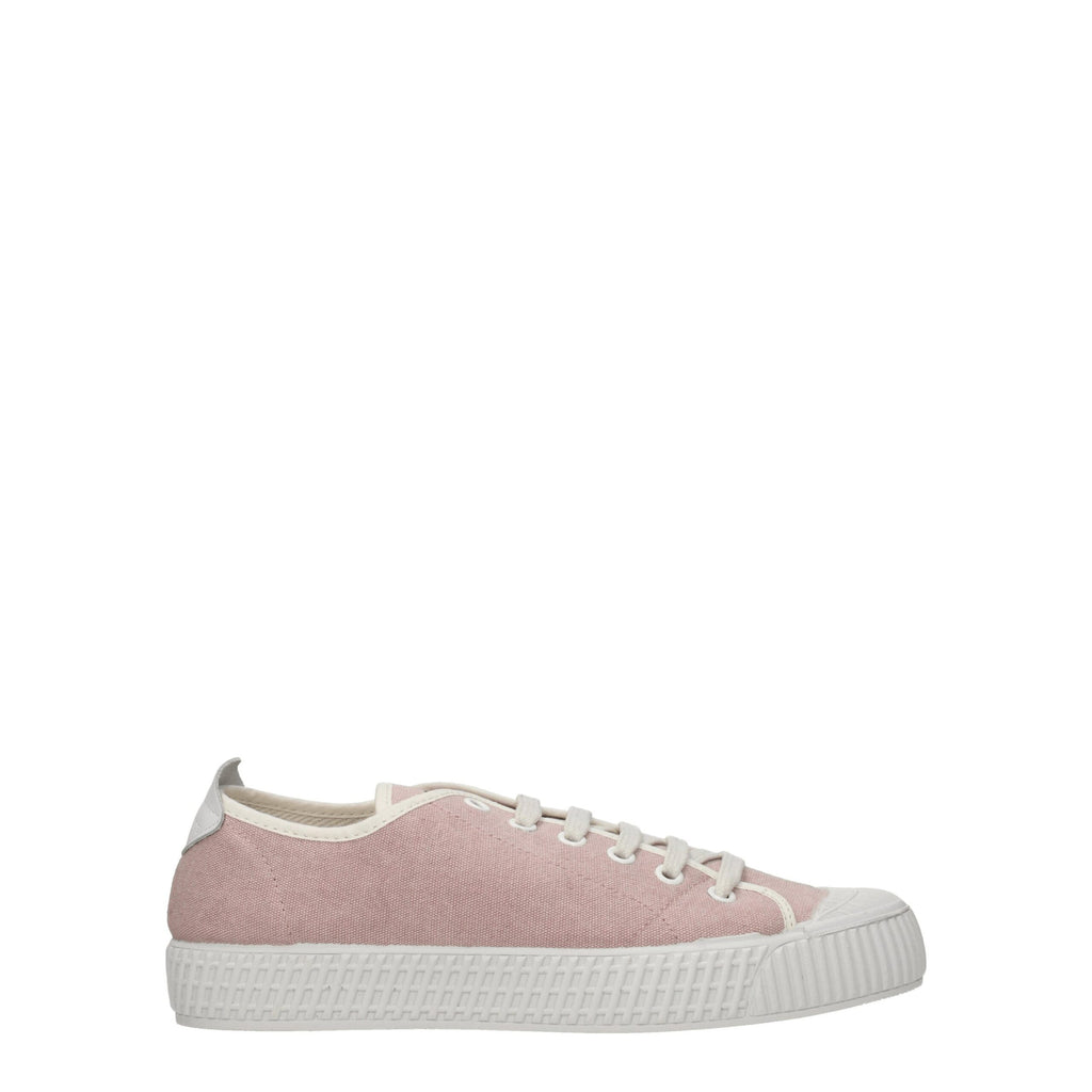 Car Shoe Rosa Stoff-Sneaker mit niedrigem Schaft