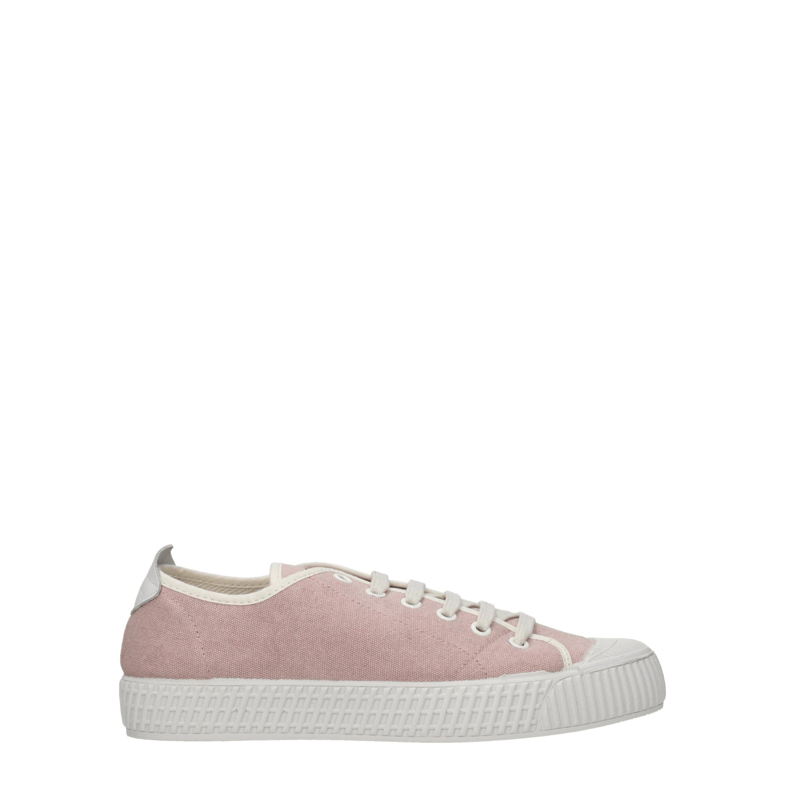 Car Shoe Rosa Stoff-Sneaker mit niedrigem Schaft